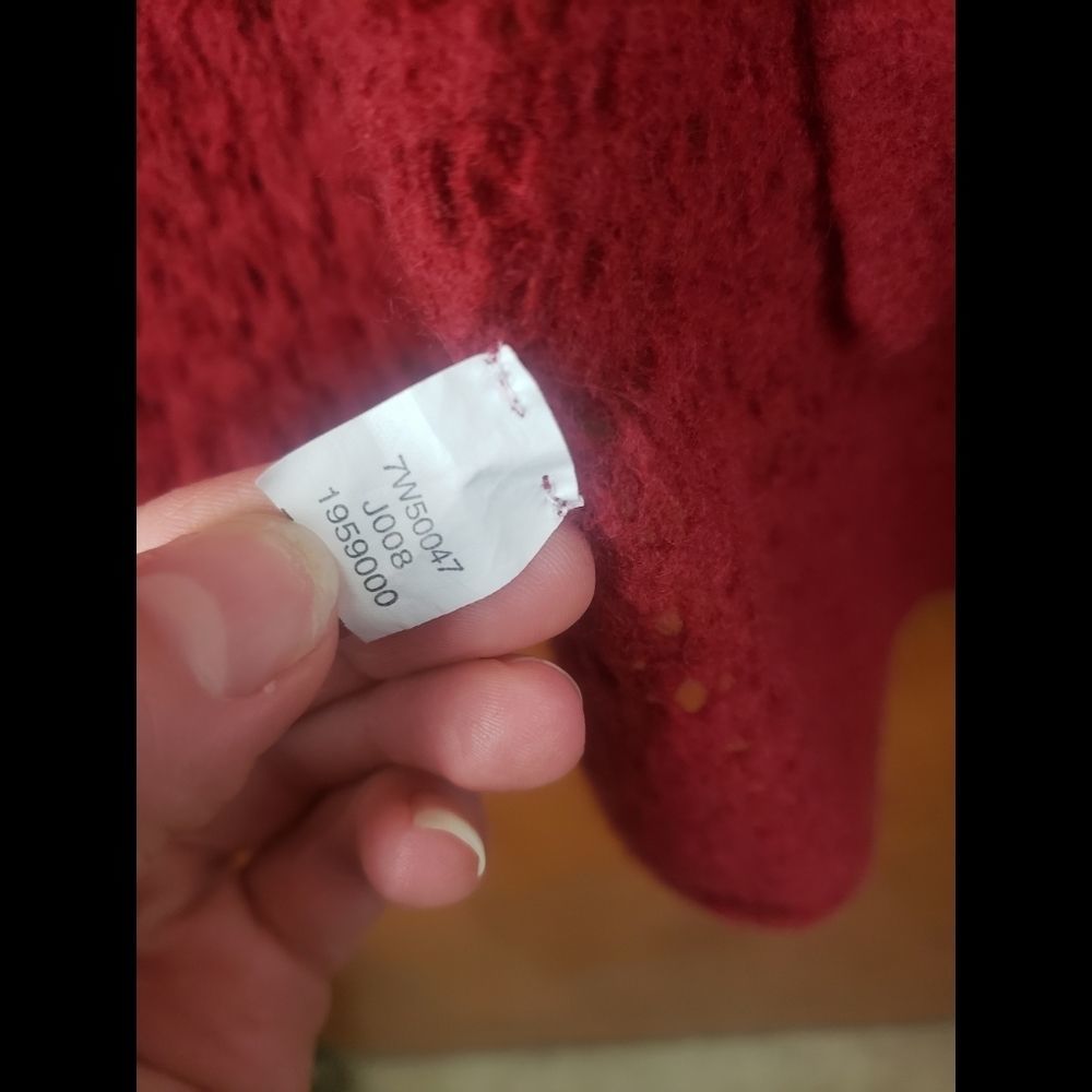 Lucky Brand Tuscan Red Wool & Angora Blend Sweater - Picture 7 of 7